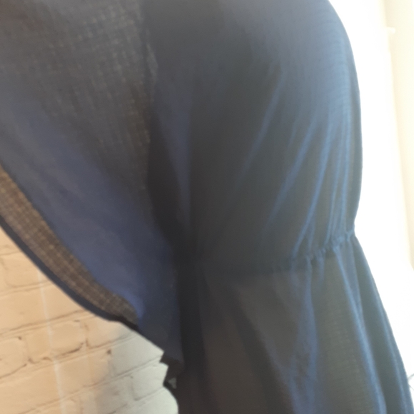 NEW YORK AND CO. BLUE TUNIC SZ MED D630 - Picture 5 of 15